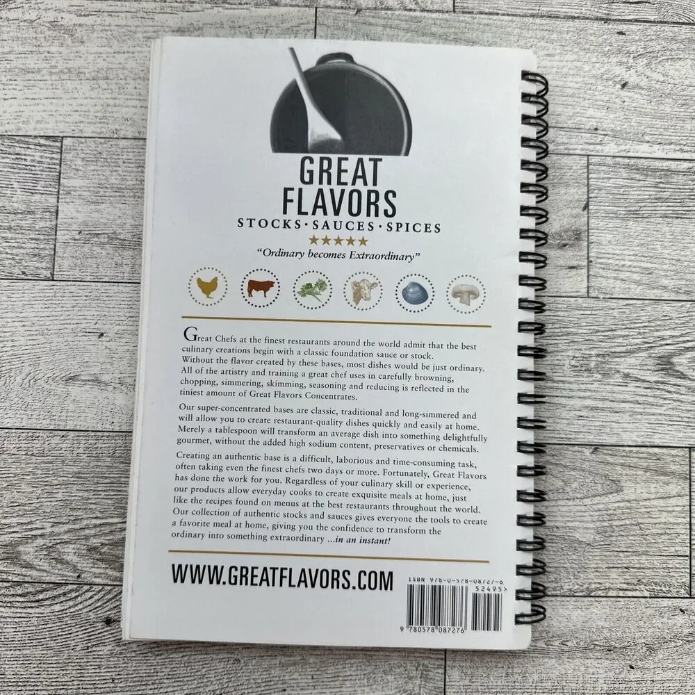 Great Flavors Concentrates Cookbook -‎ Spiral-bound